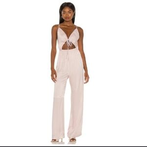 LPA Revolve Balint satin Jumpsuit